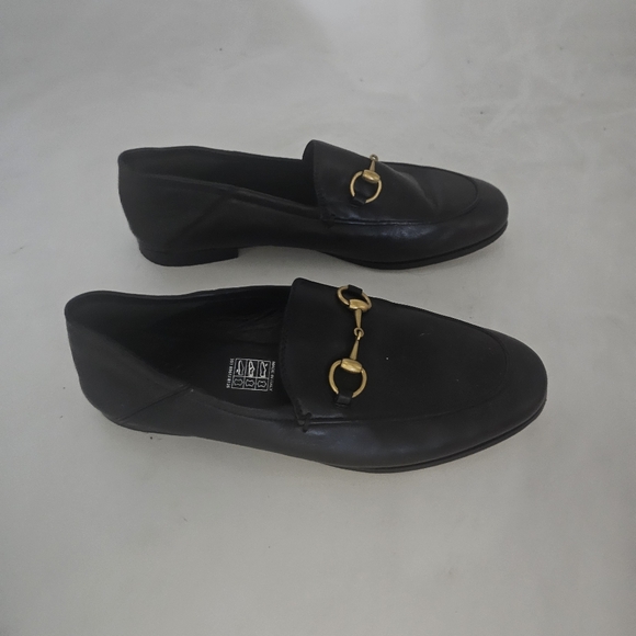 Gucci Brixton Black Leather Horsebit Loafers Womens 6.5 EU36.5 MSRP $1090 - Picture 6 of 16